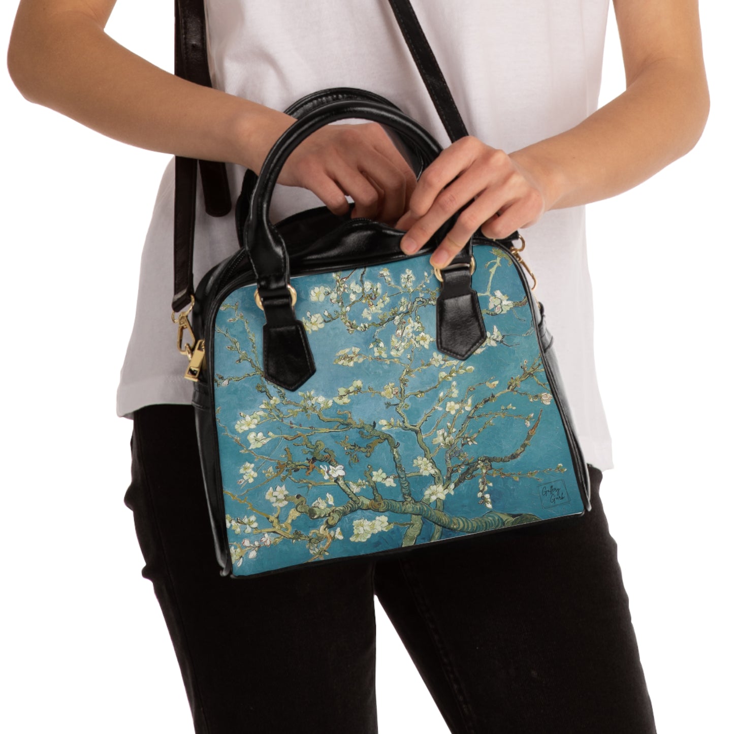 Almond Blossom Shoulder Handbag