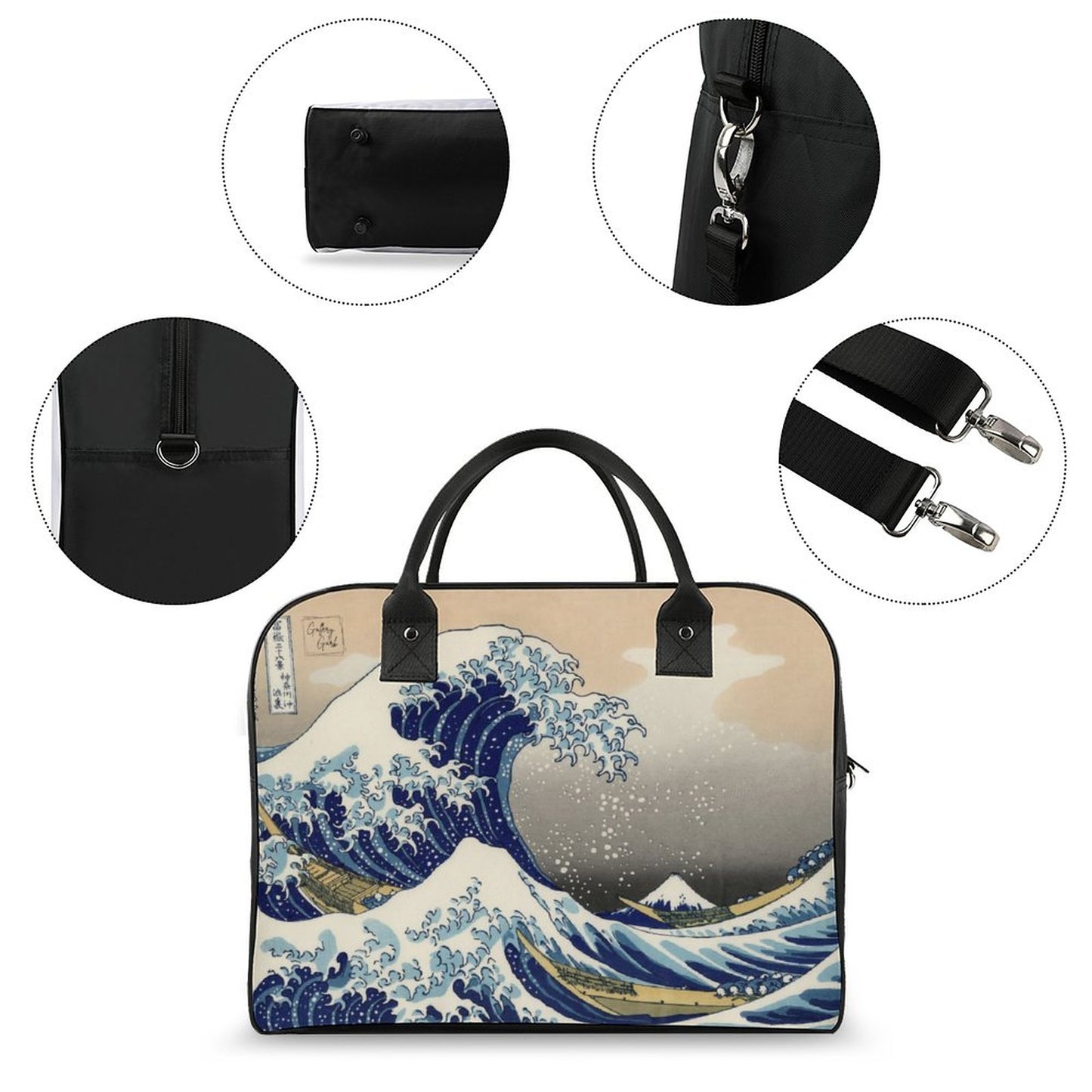 The Great Wave Travel Bag