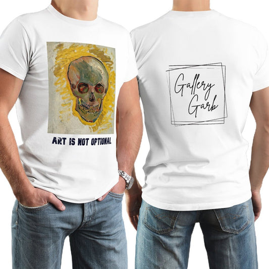 Vincent van Gogh Skull Short Sleeve Tshirt Men